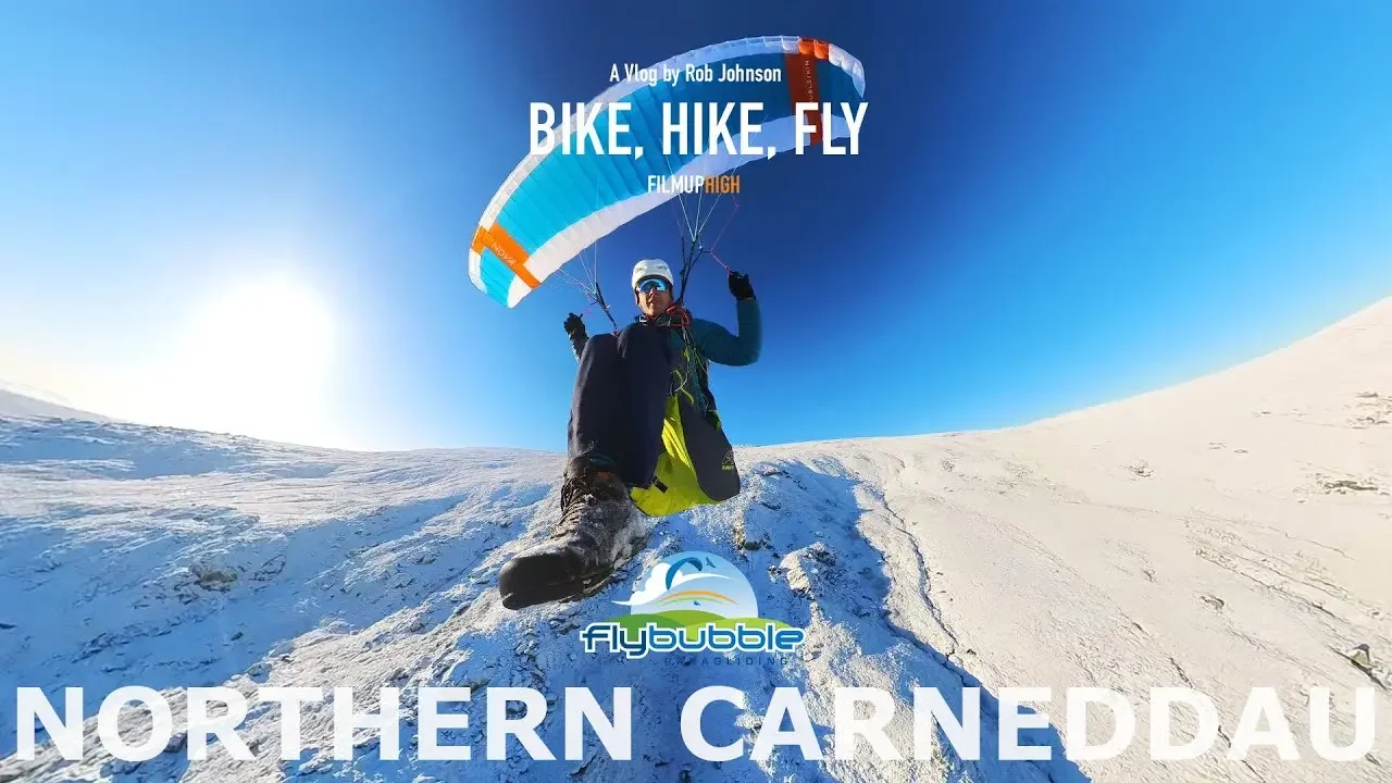 Climbing and Paragliding Foel Fras and Foel Grach in the Northern Carneddau | Bike, Hike & Fly