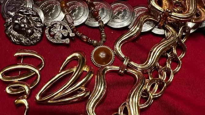 Vintage Jewelry Thrift Store Haul From South Carolina