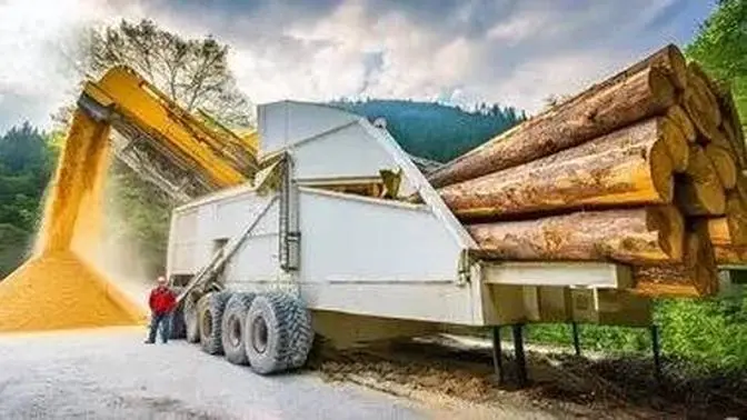 200 Heavy Machinery Dangerous Monster Wood Chipper Machines in Action