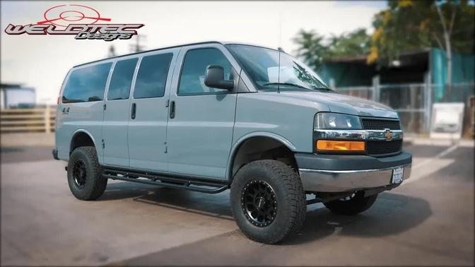 Chevy Express Van Tour | Passenger van conversion 4x4
