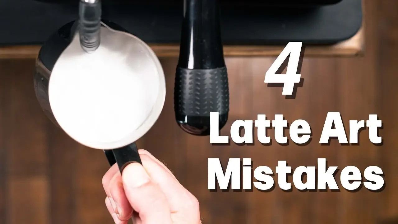 4 Latte Art Mistakes - Better Milk Texture and Position