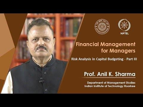 Lecture 42: Risk Analysis in Capital Budgeting - Part III