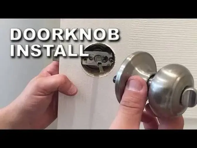 How to Install A Door Knob on An Interior Pre-Hung Door