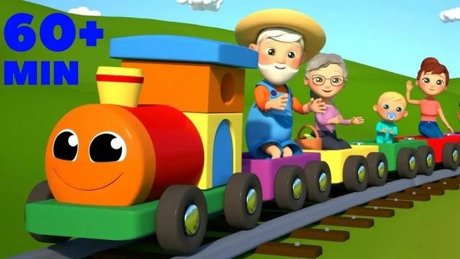 The Farmer in the Dell | The Wheels on the Bus | Top Rhymes Compilation From SmartBabySongs