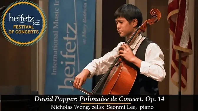 David Popper: Polonaise de Concert, Op. 14 | Nicholas Wong, cello; Seonmi Lee, piano