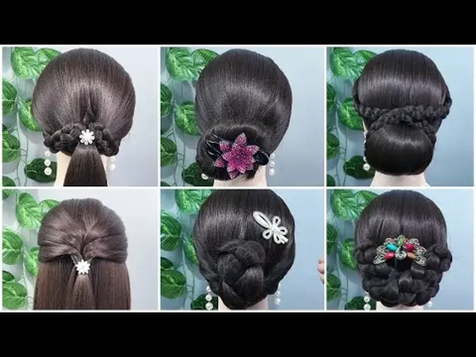 New Latest Bridal Hairstyle For Long Hair Wedding Low Bun  YouTube  Low  bun wedding hair Simple bridal hairstyle Low bun hairstyles