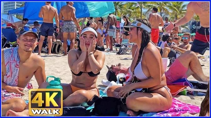 【4K】WALK the BEACH at Fort Lauderdale Florida USA 4k video