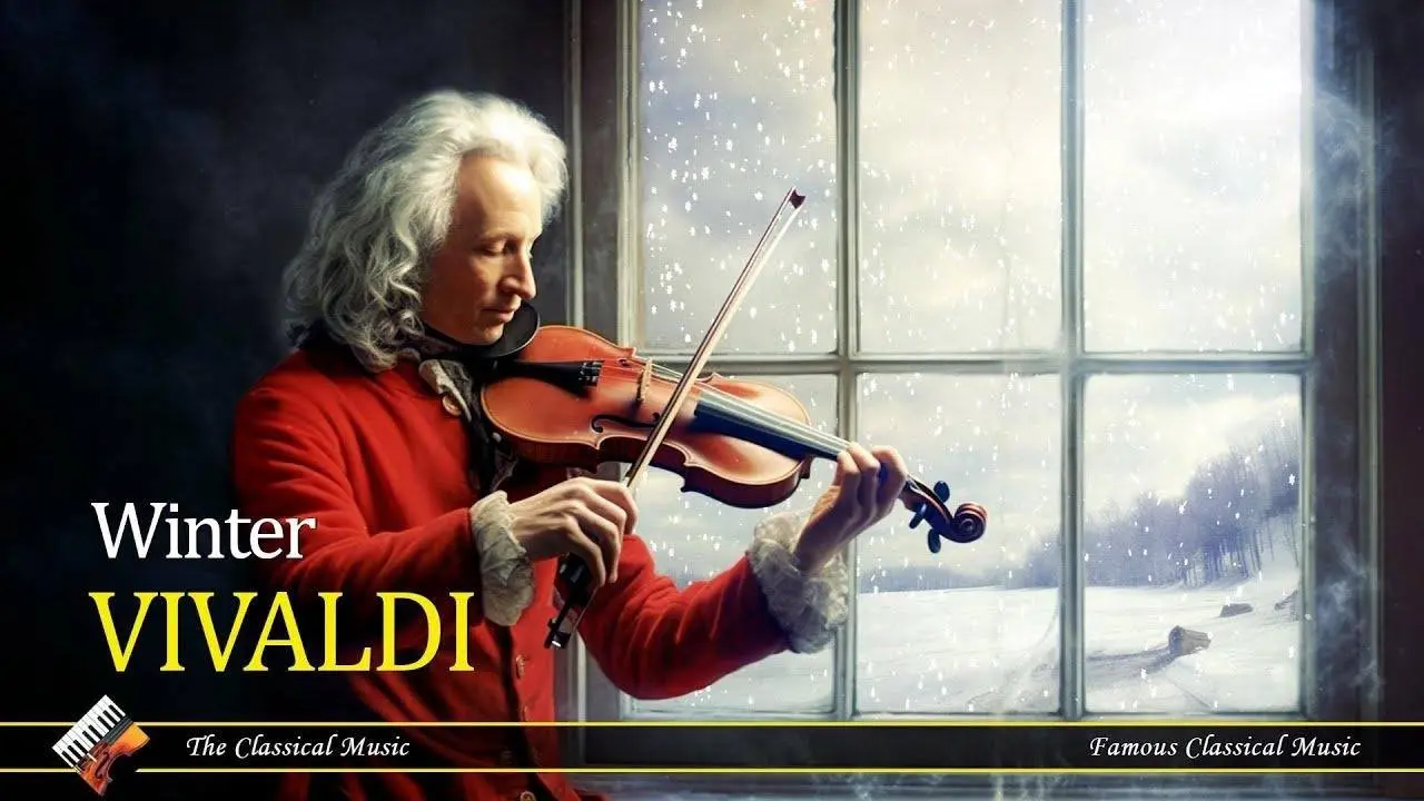 Vivaldi: Winter (1 hour NO ADS) - The Four Seasons| Most Famous Classical Pieces & AI Art | 432hz
