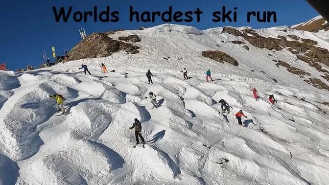 Worlds Hardest Ski Run? - Swiss Wall / Chavanette