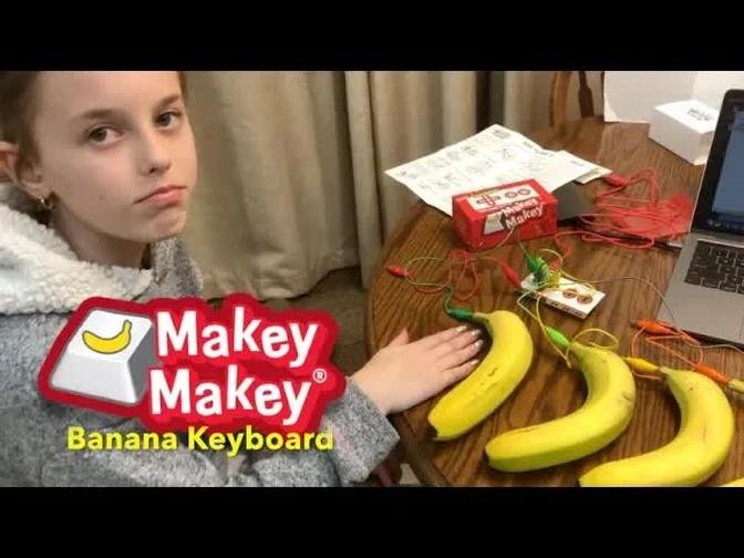 Makey Makey Banana Piano Experiment (Stem board
