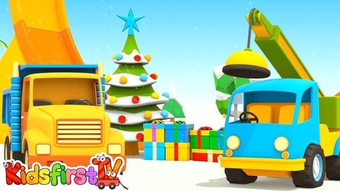 Helper Cars and Trucks for Kids. A Christmas Cartoon