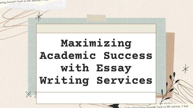 ESSAY WRITING SERVICES AND TIME MANAGEMENT: MAXIMIZING EFFICIENCY