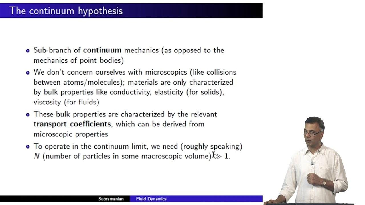 mod01lec02 - Continuum hypothesis, distribution function and stress-viscosity relation