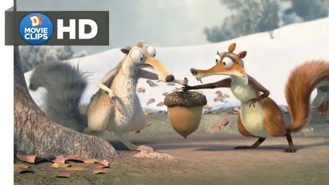 Ice Age 3 Hindi (01/18) Squirrel Comedy & Starting Scene MovieClips