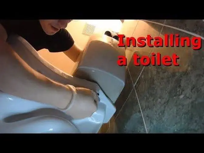 How to install a new Delta toilet