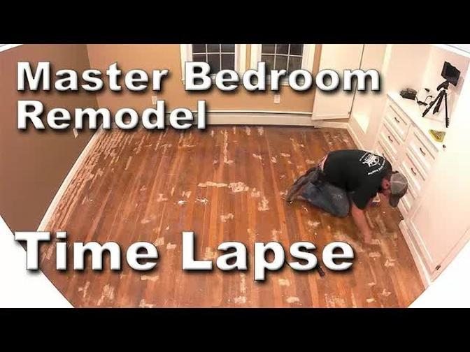 Bedroom Remodel Time-Lapse 3 Months Work In 22 Minutes