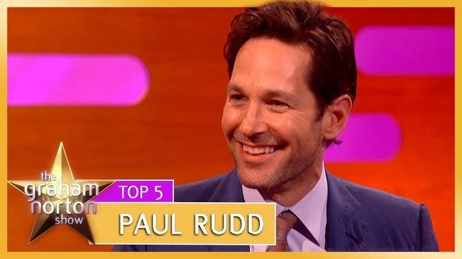 The Top 5 Funniest Paul Rudd Moments! | The Graham Norton Show