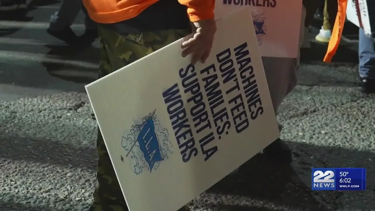 Port workers from Maine to Texas go on strike after contract disputes