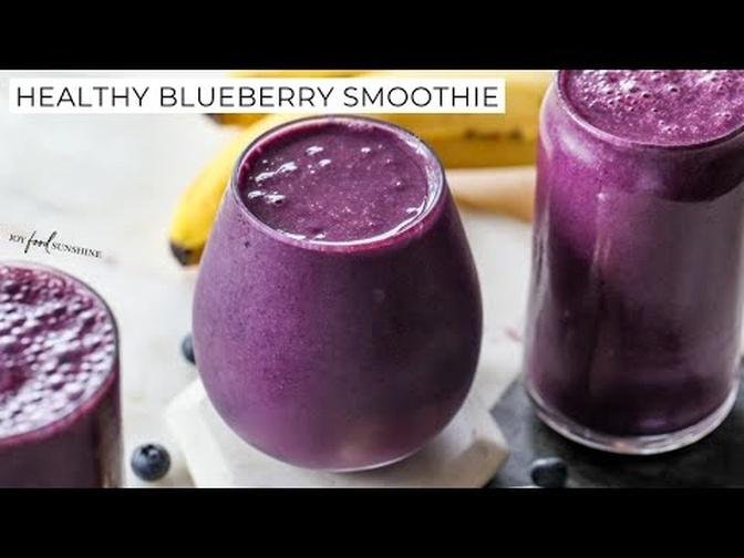 Healthy Blueberry Smoothie Recipe