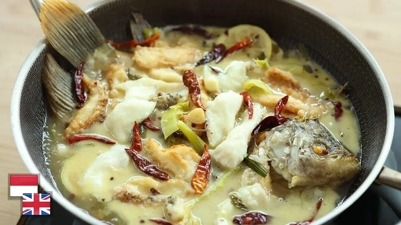 Ala Resto Versi Murah! Resep SUAN CAI YU [SUP IKAN SAYUR ASIN]