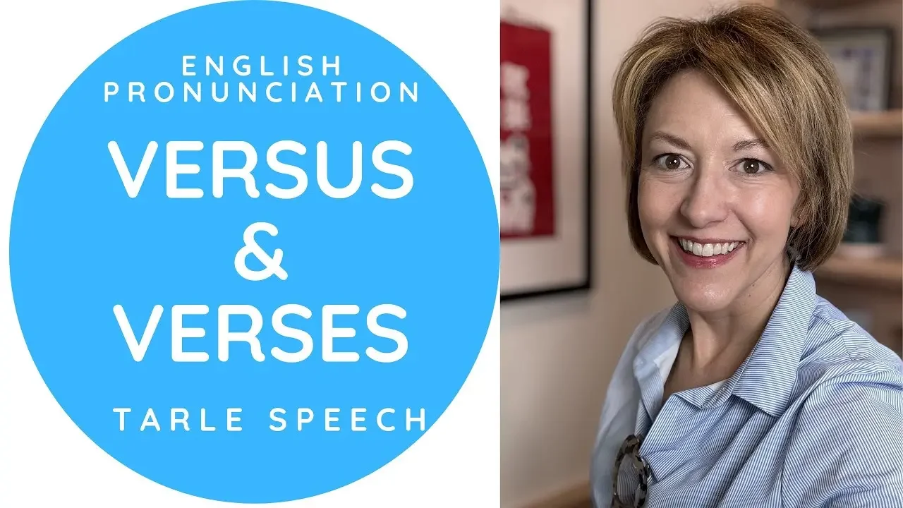 Learn How to Pronounce VERSUS & VERSES - American English Homophone Pronunciation #learnenglish