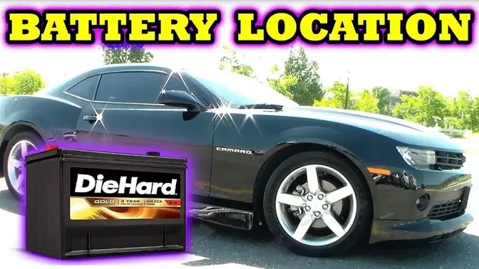 2010-2015 Chevrolet Camaro battery location