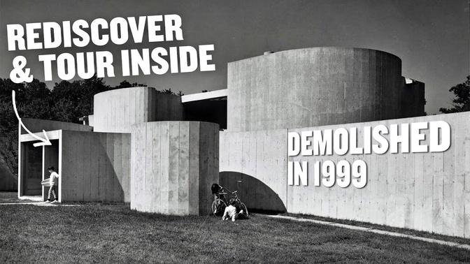 Inside an AMAZING Demolished Brutalist House [Lincoln House by Mary Otis Stevens]