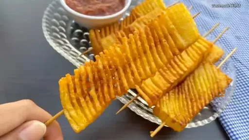 Super Crispy and Tasty Accordion 🪗 Potato 🥔 Recipe || Potato Accordion Recipe