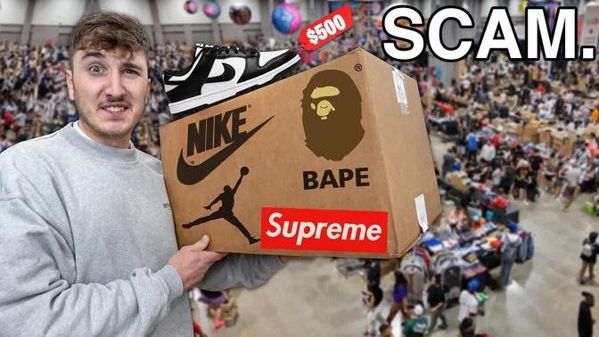 Catching A Mystery Box SCAM At SneakerCon...