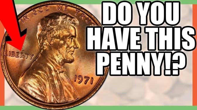 1971 RARE PENNY COINS TO LOOK FOR IN YOUR POCKET CHANGE - VALUABLE COINS IN CIRCULATION!!!.