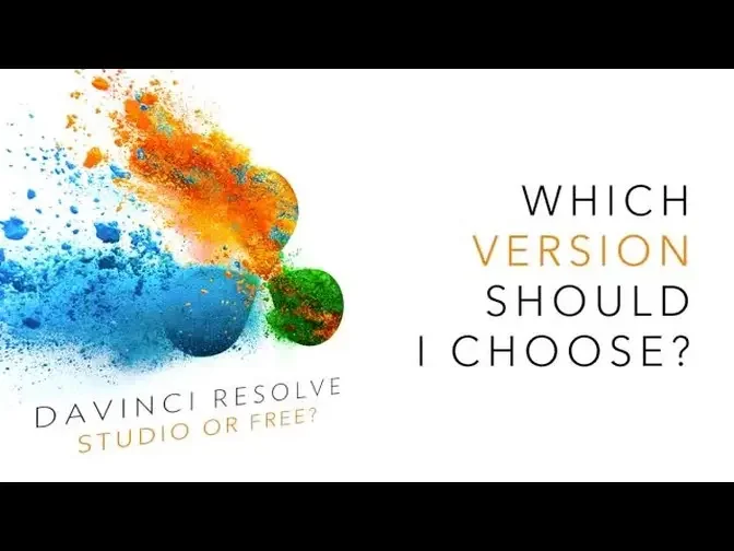 DaVinci Resolve Lite Free Version vs Studio Version