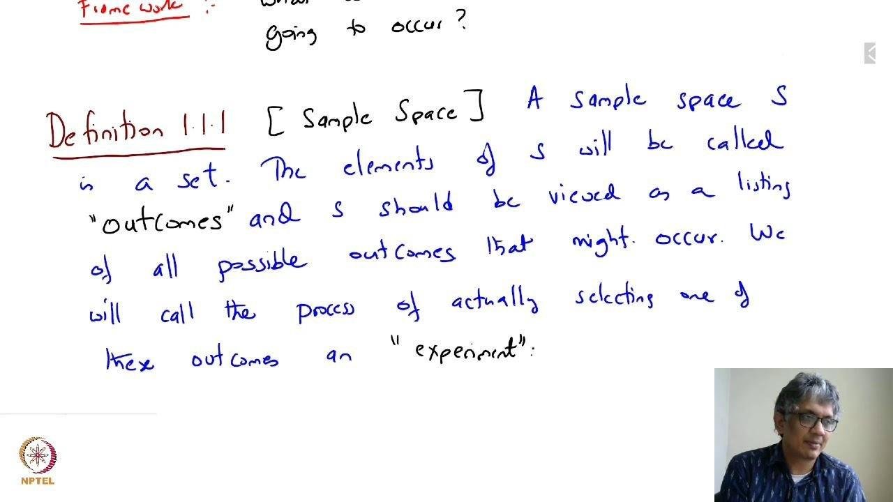 Sample Space, Events and Probability