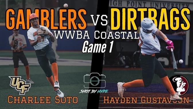 Hayden Gustavson, Charlee Soto & The Gamblers Take On The Dirtbags In Game 1 Of WWBA Coastal