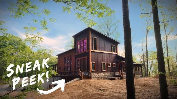 An Epic Modern Mountain Cabin Has Been Built Outside Nashville! Sneak ...