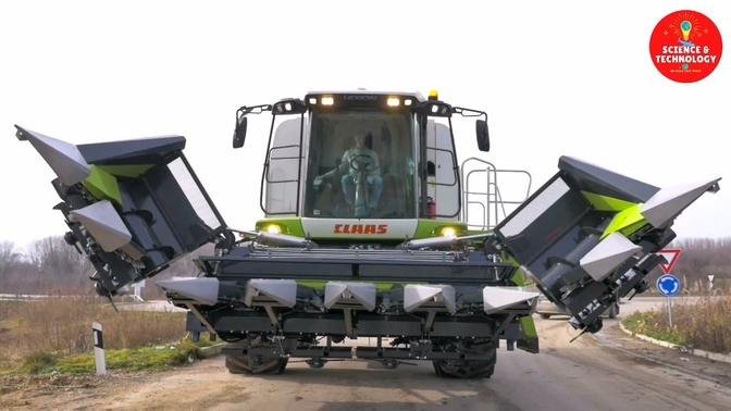 WOW! Incredible Modern Agriculture Harvesting Machines-High-Tech Harvester-Fastest Machine in Action