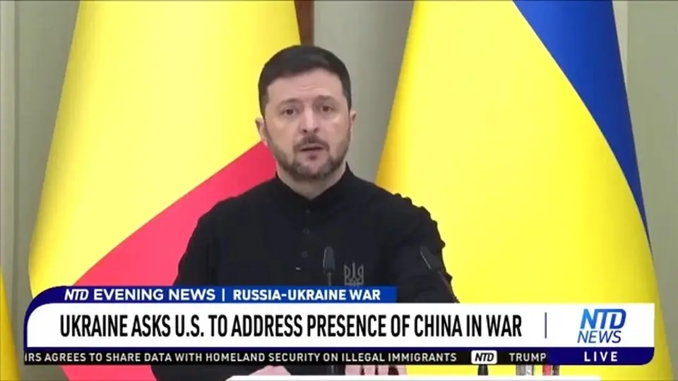 Ukraine Asks US to Address Presence of China in War