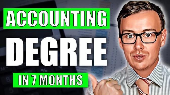 How To Get An Accounting Bachelor's Degree In 7 Months (WGU)