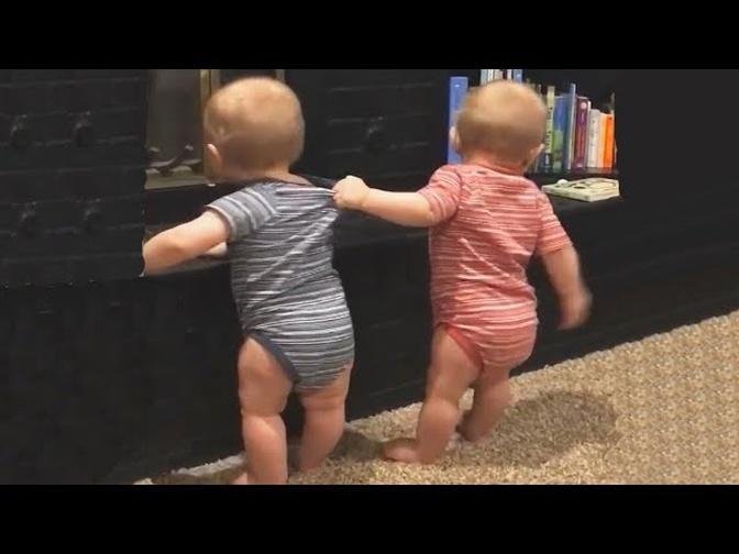 The FUNNIEST and CUTEST video you'll see today! - TWIN BABIES Adorable Moments.mp4