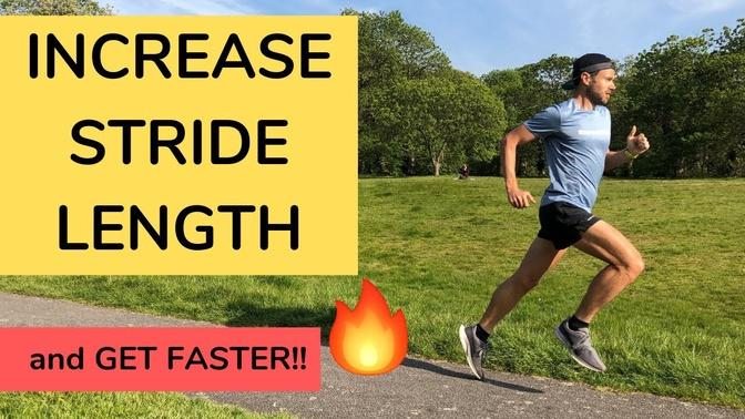 INCREASING STRIDE LENGTH for SPEED! Run FASTER with better TECHNIQUE!