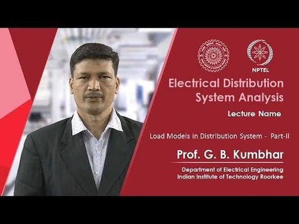 Load Models in Distribution System - Part-II