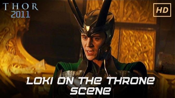 THOR (2011) | Loki On The Throne Scene - Movie CLIP