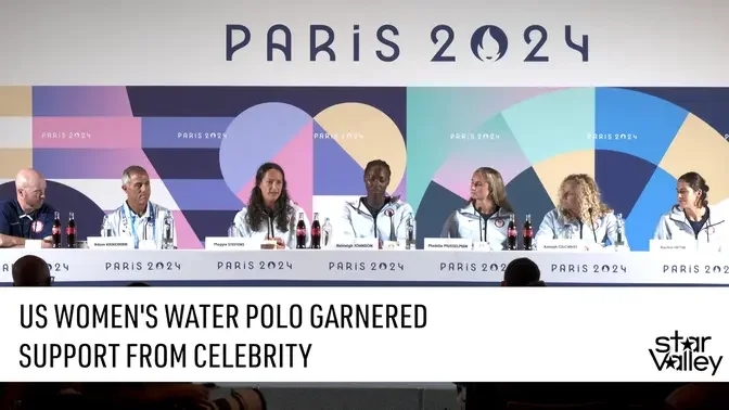 US Women's Water Polo Garnered Support from Celebrity #OlympicsParis2024