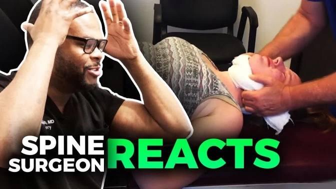 Spine Surgeon REACTS to Chiropractic Scoliosis Adjustments..
