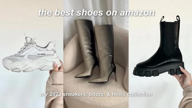 Amazon Shoes Haul 2023 \\ My Shoe Collection, Sneakers, Boots, Heels, The BEST shoes on Amazon