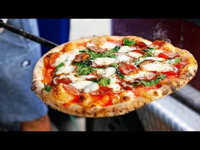 
American Street Food ITALIAN BRICK OVEN PIZZA Pozzuoli Pizza Party NYC_1080p.mp4