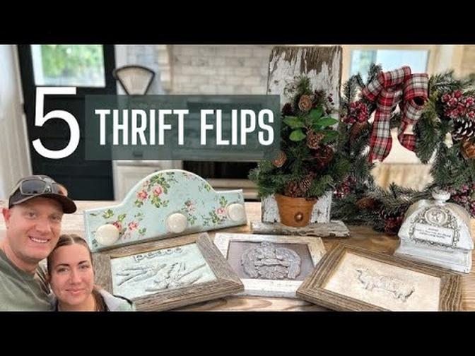 5 Quick French Country Home Decor Thrift Flips Using IOD Molds ...