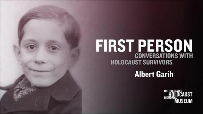 2021 First Person with Holocaust Survivor Albert Garih