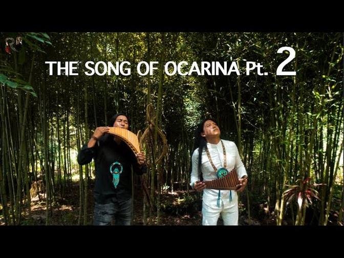 The Song Of Ocarina Pt. 2 - Raimy Salazar & Carlos Salazar | Panflute | Cover