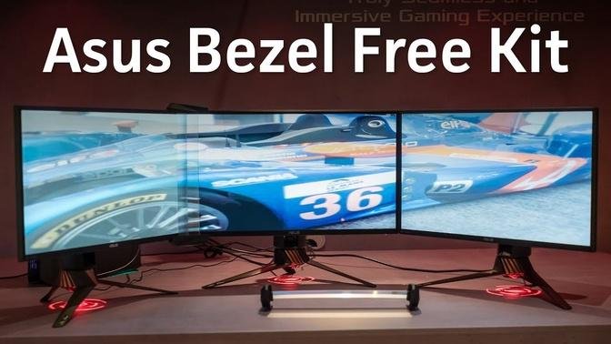 Asus' Bezel Free Kit uses an optical illusion to make bezels vanish
