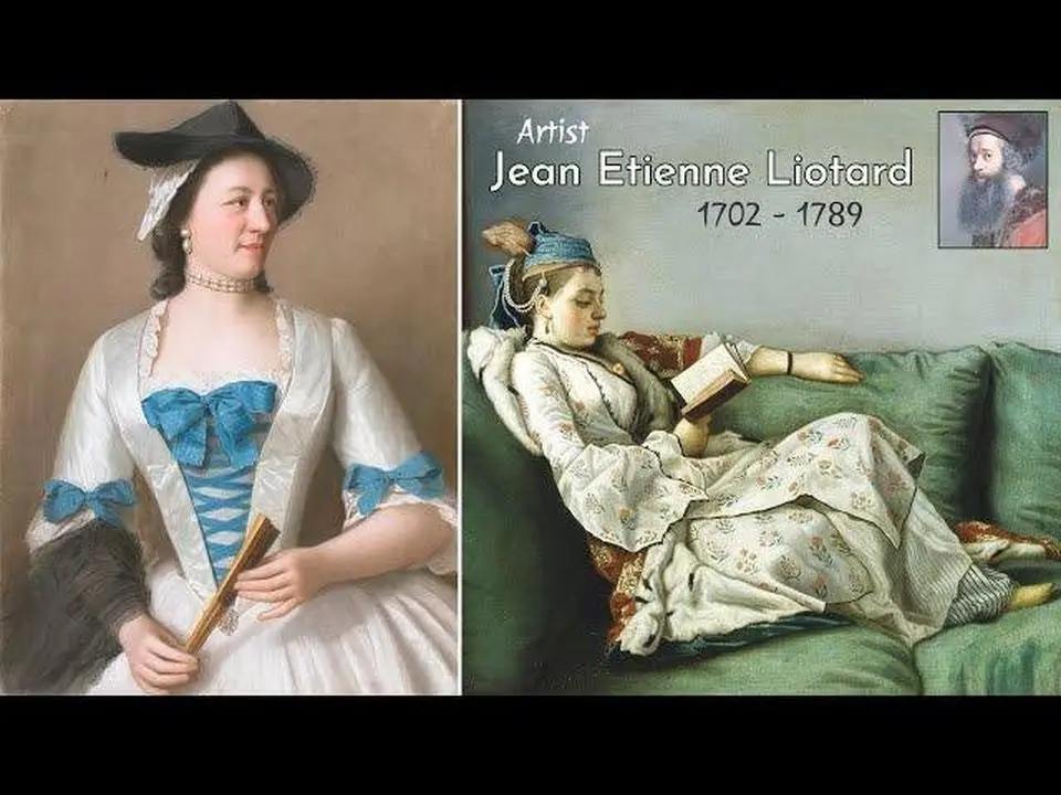日內瓦畫家 Jean Etienne Liotard (以精緻彩粉肖像畫聞名)(1702 - 1789)